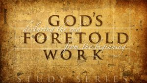 God's Foretold Work Logo
